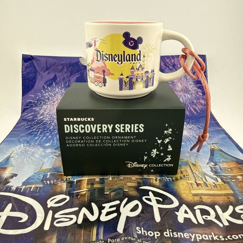 Starbucks x Disney Disneyland 2oz Espresso Mug Ornament Discovery Series & Bag E